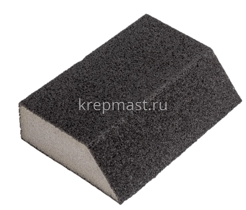 Губка шлифовальная FIT углов. водостойкая 100х70х25мм Р- 80
