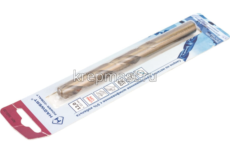 Сверло по металлу кобальт 12,0х151мм