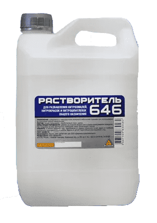 Растворитель 646 (Дзержинск) 10л
