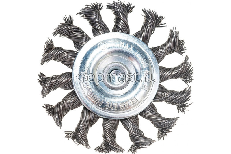 Корщетка- колесо 75мм для ДРЕЛИ USP сталь витая