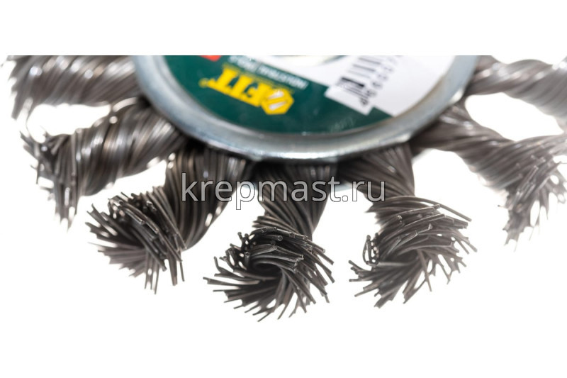 Корщетка- колесо 75мм для ДРЕЛИ USP сталь витая