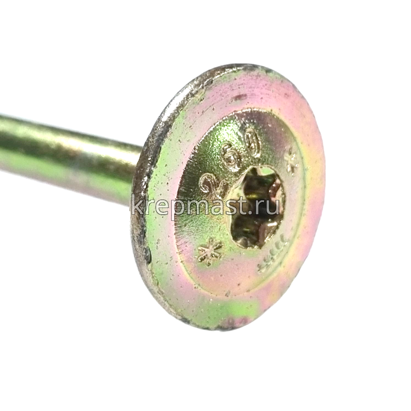 Шуруп с/нарез. для дерева с пресс шайбой 8х260 Тх