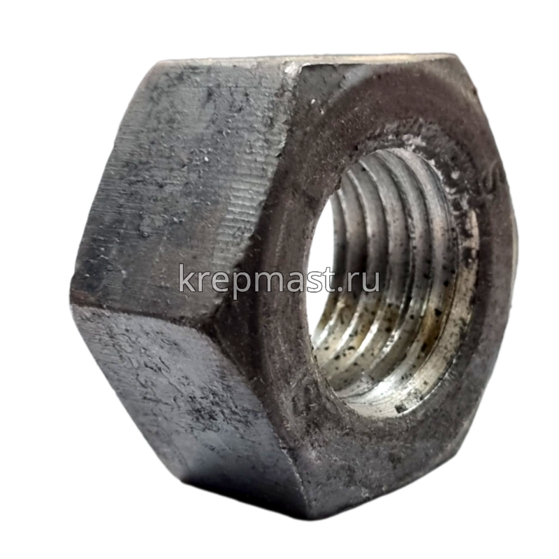 Гайка 6-гр. М 42 (4,5) черная