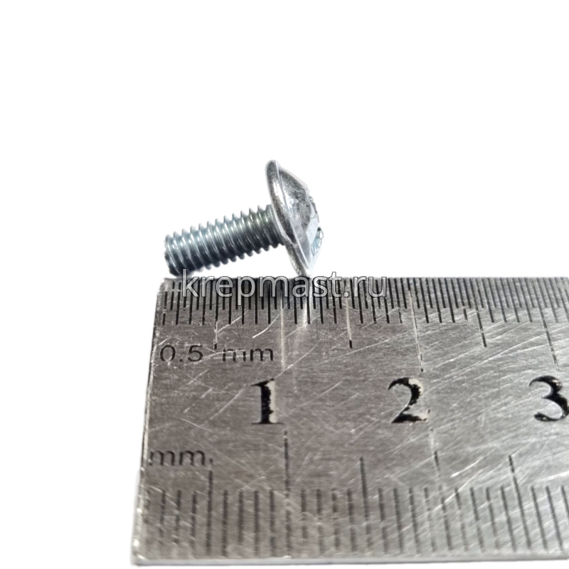 Винт стяжки межсекц. 4х10 DIN 967 оц.(п/сф,п/ш)