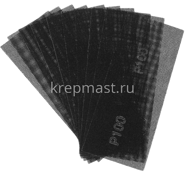 Сетка шлифовальная 12х28см, 10шт ( P-100)