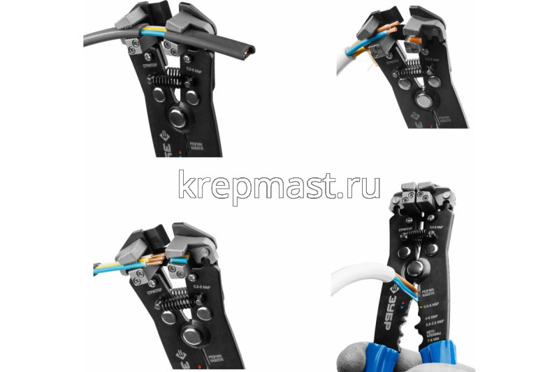 Стриппер ЗУБР ТТ-3 автомат. 0,2-6мм2