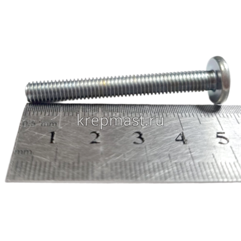 Винт стяжка 6х 50 DIN 7420 SW4 оц.