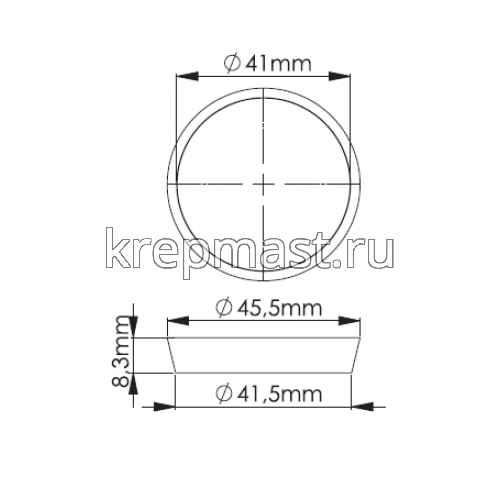 Е 705-8 Прокладка конусная, 40мм