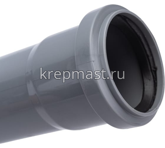 Труба с раструбом D 50*1,8 (0,25м) п/п