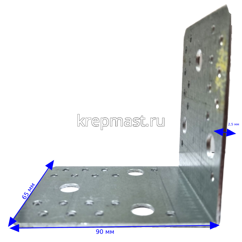 KL5 уголок соединительный 105х105х90х2,5мм