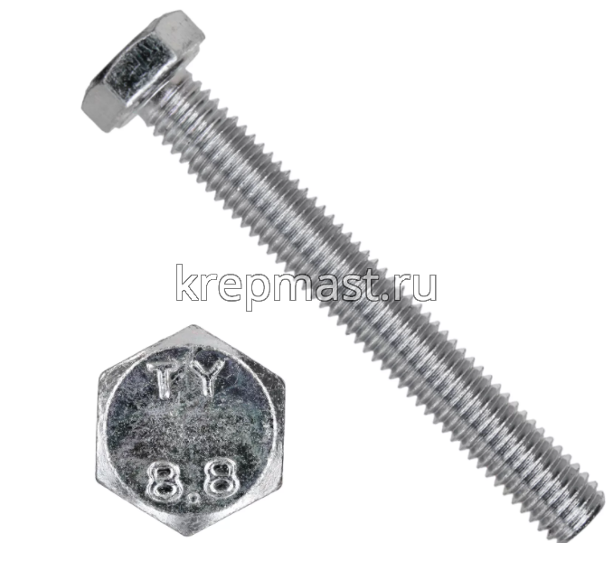 Болт 24х180 кл.пр. 8,8 оц. п/р DIN 933